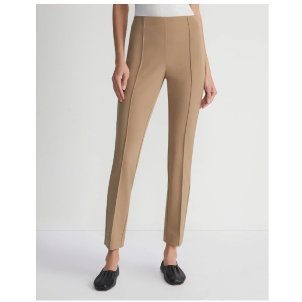 Lafayette 148‎ Acclaimed Stretch Gramercy Pants Cammello NWT MP949R-J525 Size 10